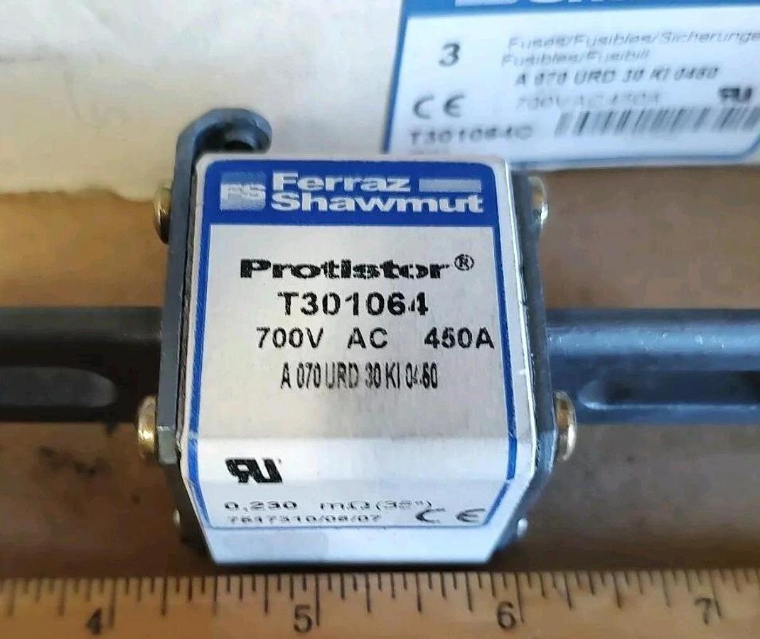 NEW LOT of 1 Ferraz Shawmut T301064 A 070 URD 30KI 0450