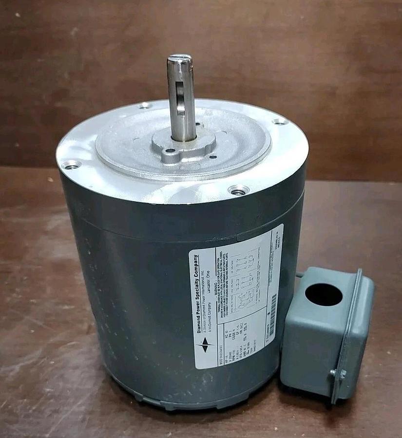 NEW Diamond Power Soot Blower Motor GE 5K42GN4363 - 1/6 HP 230/460VAC 1725rpm