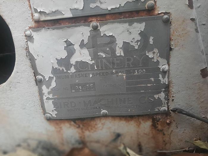 Used Centrifuge, Decanter, Bird, 40" X 60", 125 HP, S/st, #S188680