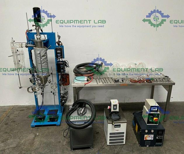 Used Pope Scientific 6" Stainless Steel Wiped Film Evaporator
