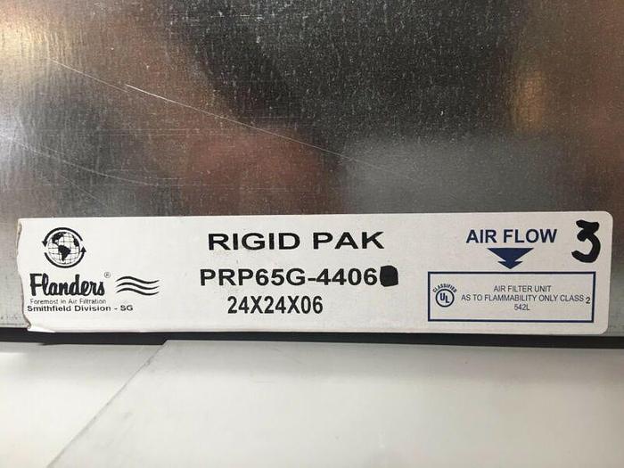 Used Flanders Rigid-Air - 24'' x 24'' x 6'' - Rigid Air Filters PRP65G4406