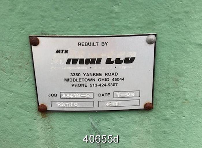 Refurbished Black Clawson 3 Gear Drive, 4.0 Ratio #40655