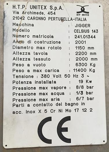 Used JIGGER HT
