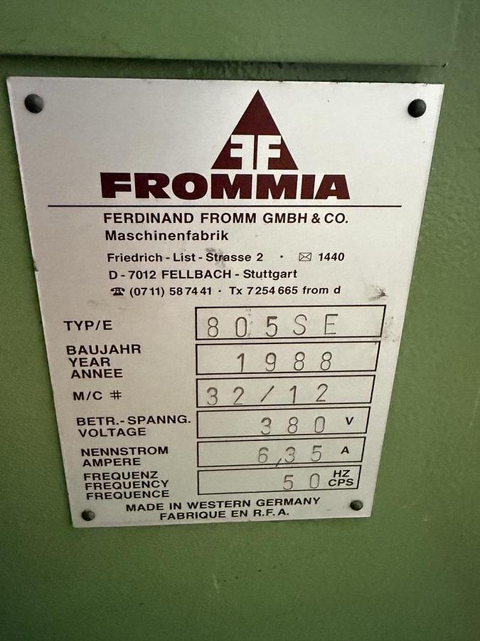 Gebraucht Scheibenschleifmaschine FROMMIA