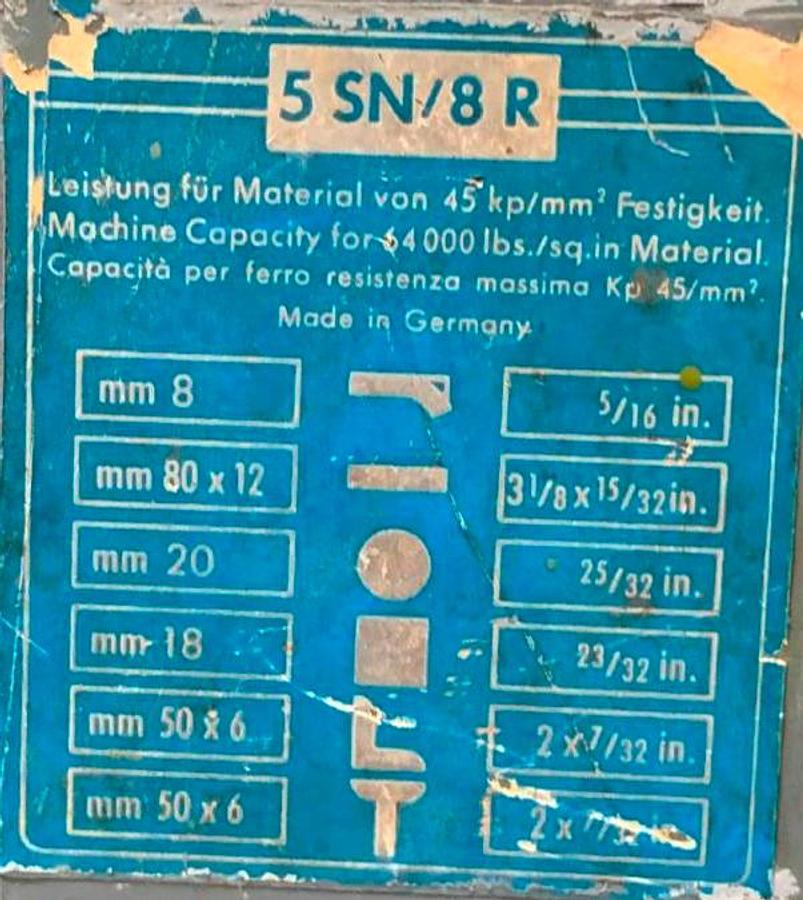 Gebraucht Profilstahlschere MUBEA