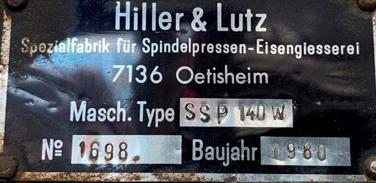 Gebraucht Friktionsspindelpresse HILU