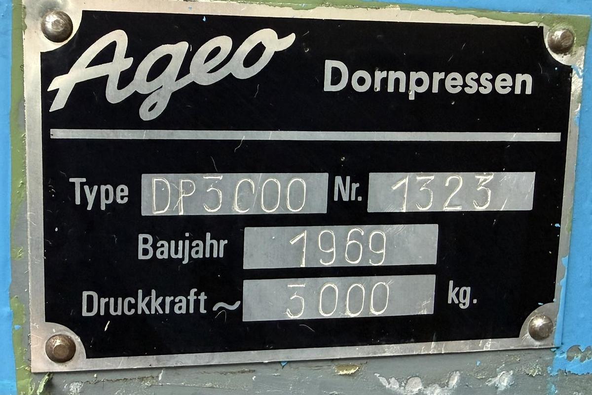 Gebraucht Drehdornpresse AGEO