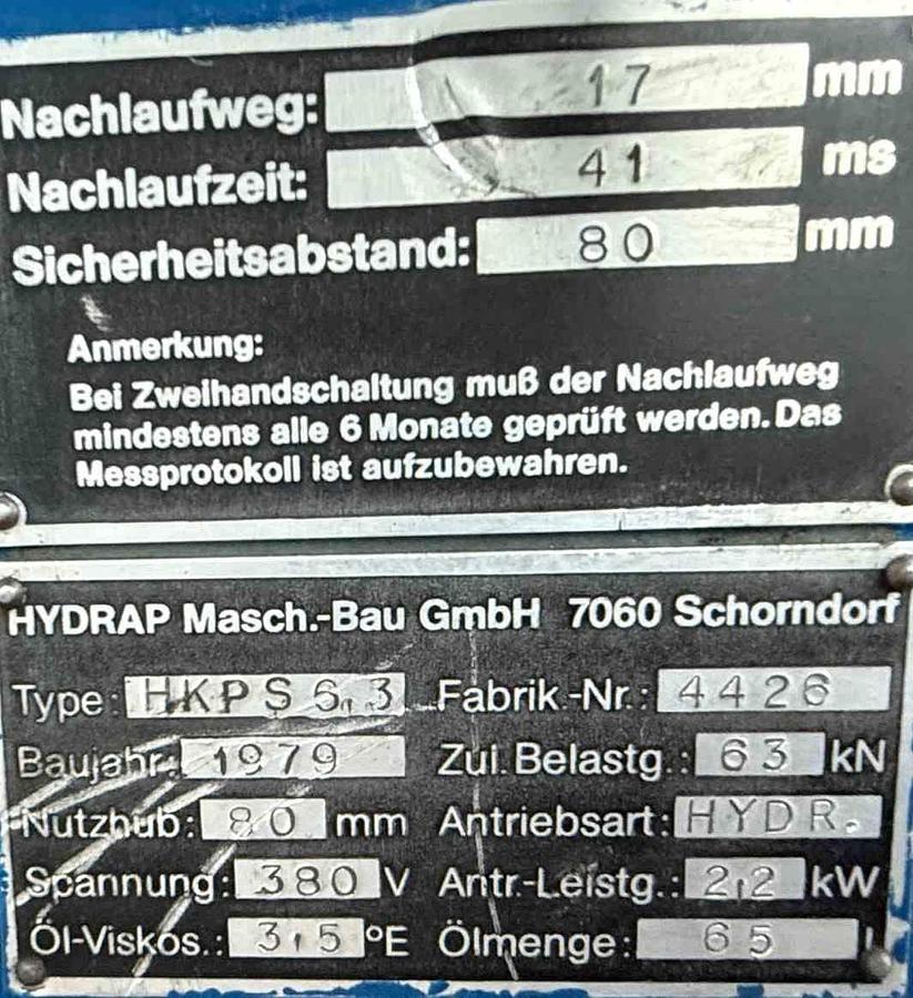 Gebraucht Hydraulische Tischpresse