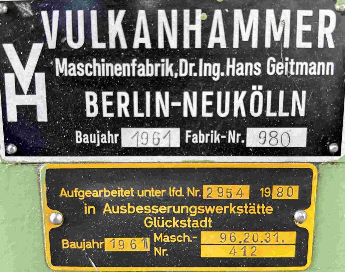 Gebraucht Leit- u. Zugspindeldrehmaschine VULKANHAMMER
