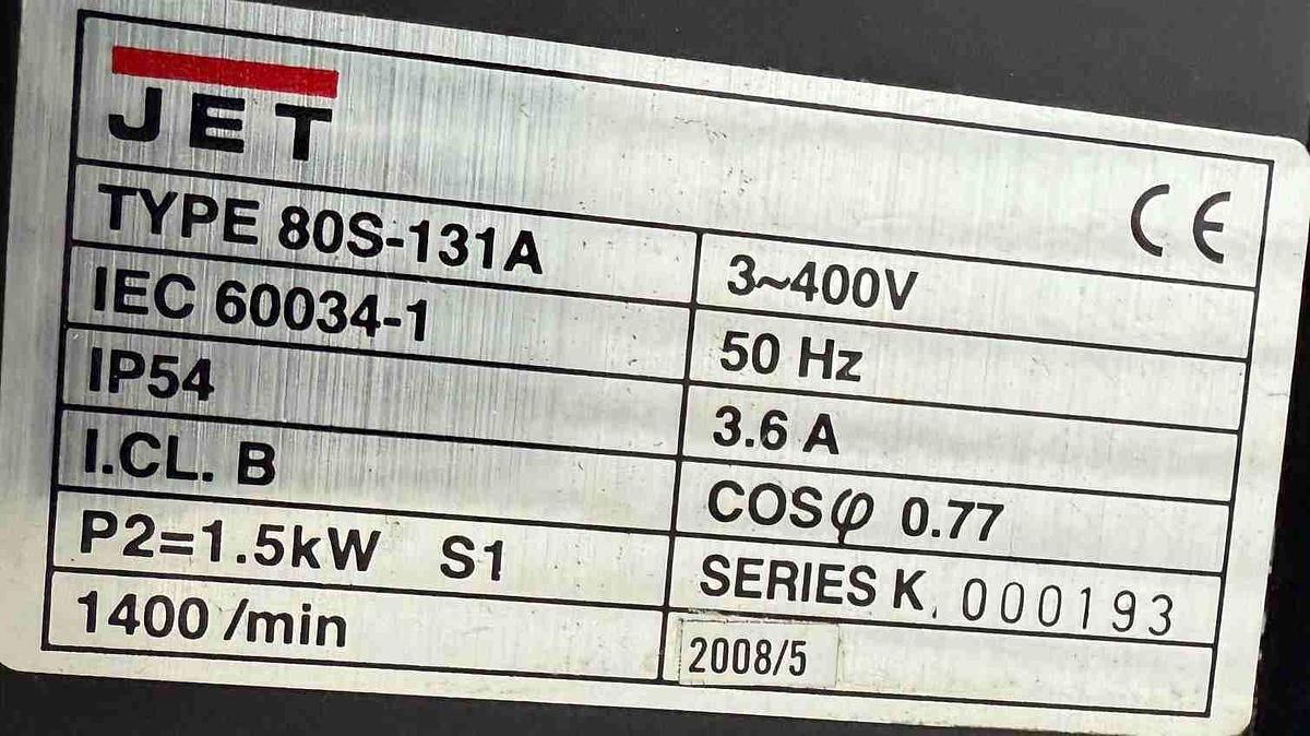 Gebraucht Kantenschleifmaschine  JET , Typ 80S-131A