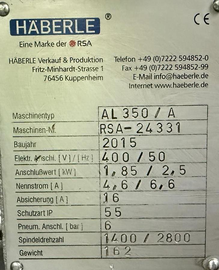 Gebraucht Aluminiumkreissäge HÄBERLE