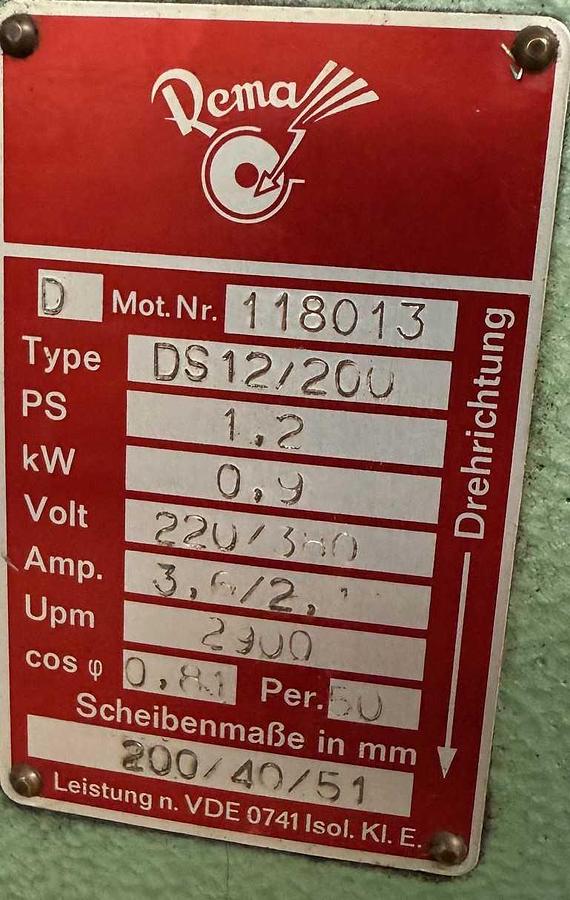 Gebraucht Werkstattschleifbock REMA