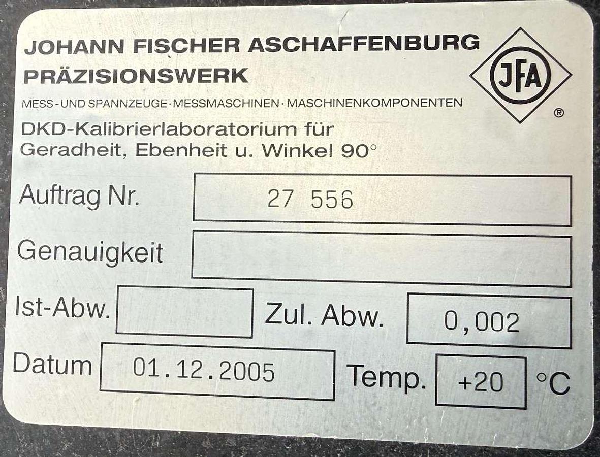 Gebraucht Winkelnormal JFA Aschaffenburg