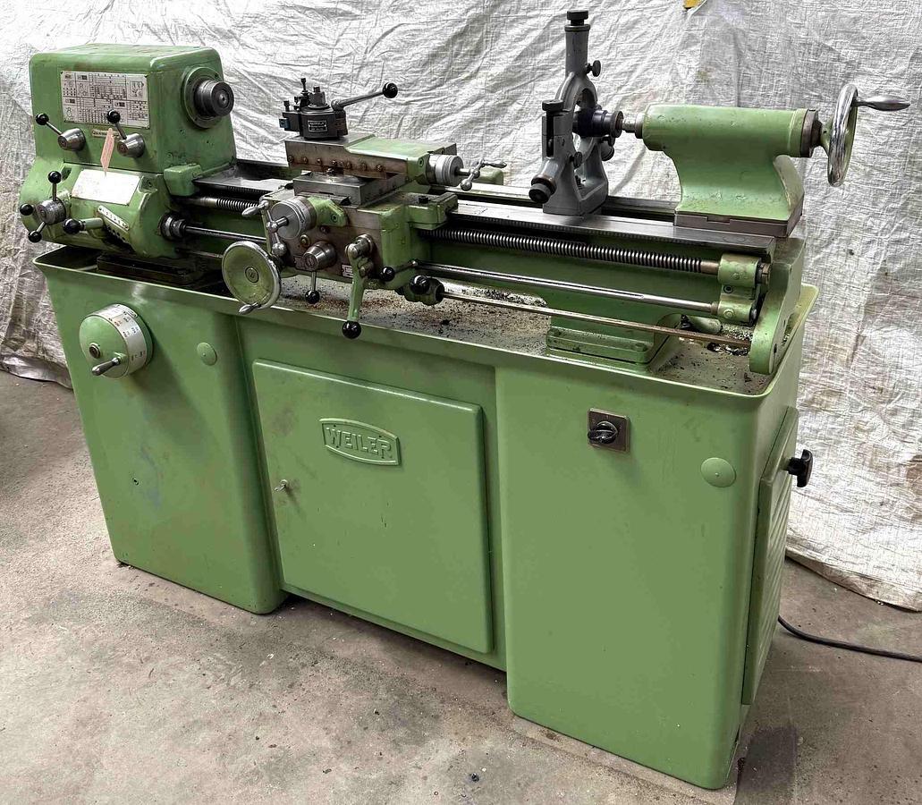 Gebraucht Leit- u. Zugspindeldrehmaschine WEILER