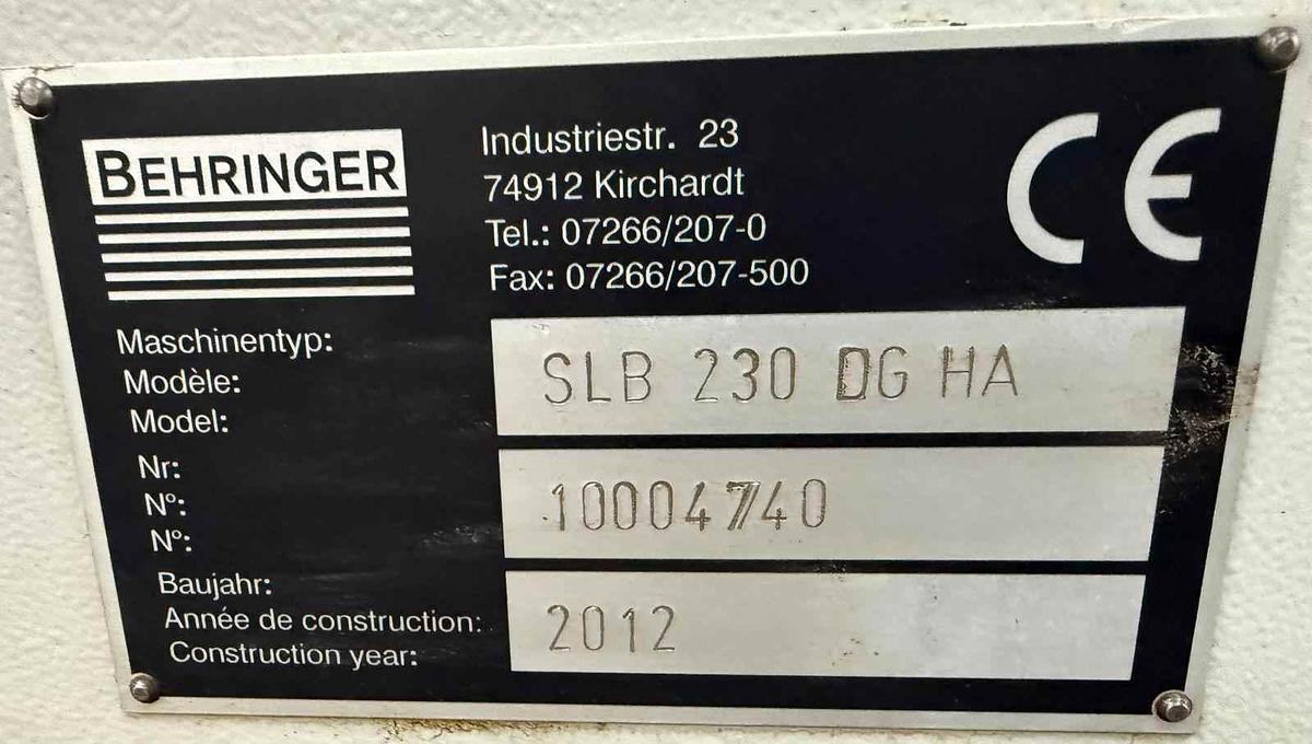 Gebraucht Hochleistungs-Bandsäge BEHRINGER