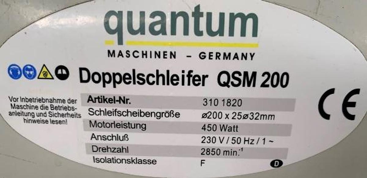 Gebraucht Doppelschleifbock QUANTUM