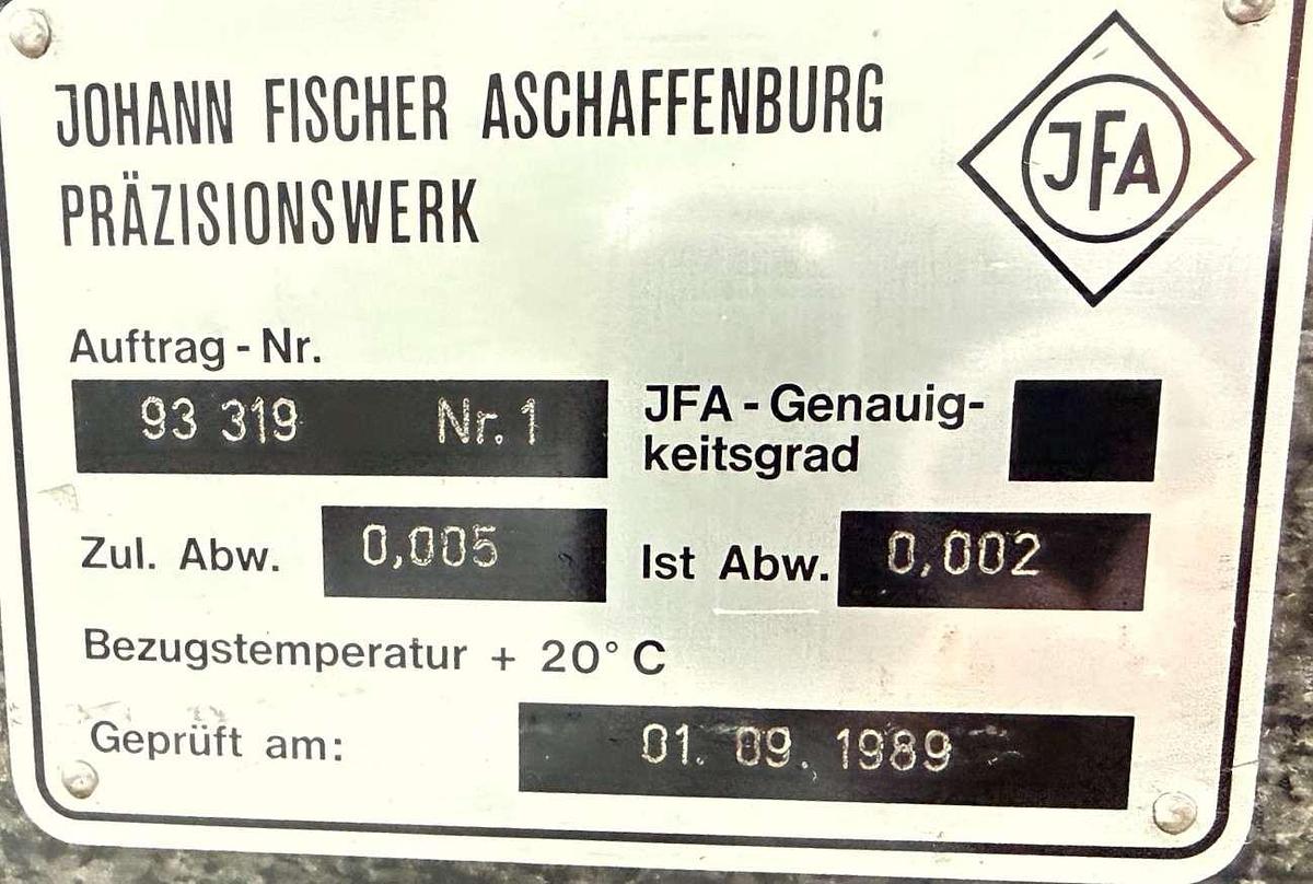 Gebraucht Granitplatte JOHANN FISCHER