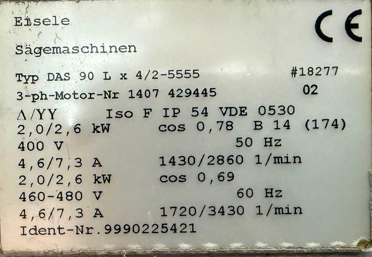 Gebraucht Metallkreissäge BEHRINGER-EISELE