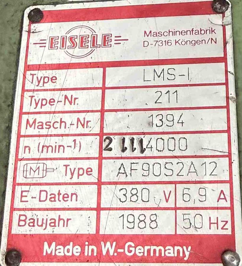 Gebraucht Metallkreissäge EISELE