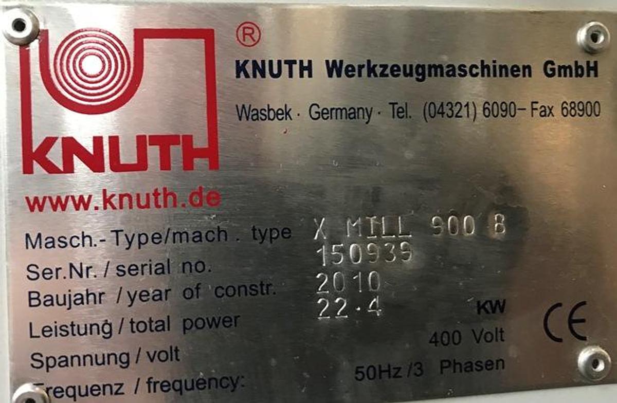 Gebraucht Vertikal-Bearbeitungszentrum KNUTH X.mill 900 B - CNC-Bearbeitungszentren - vertikal