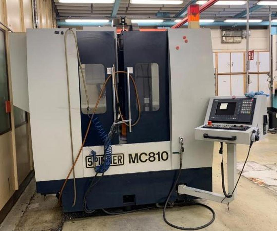 Gebraucht Metallbearbeitungsmaschine   SPINNER MC810 - CNC-Bearbeitungszentren - vertikal