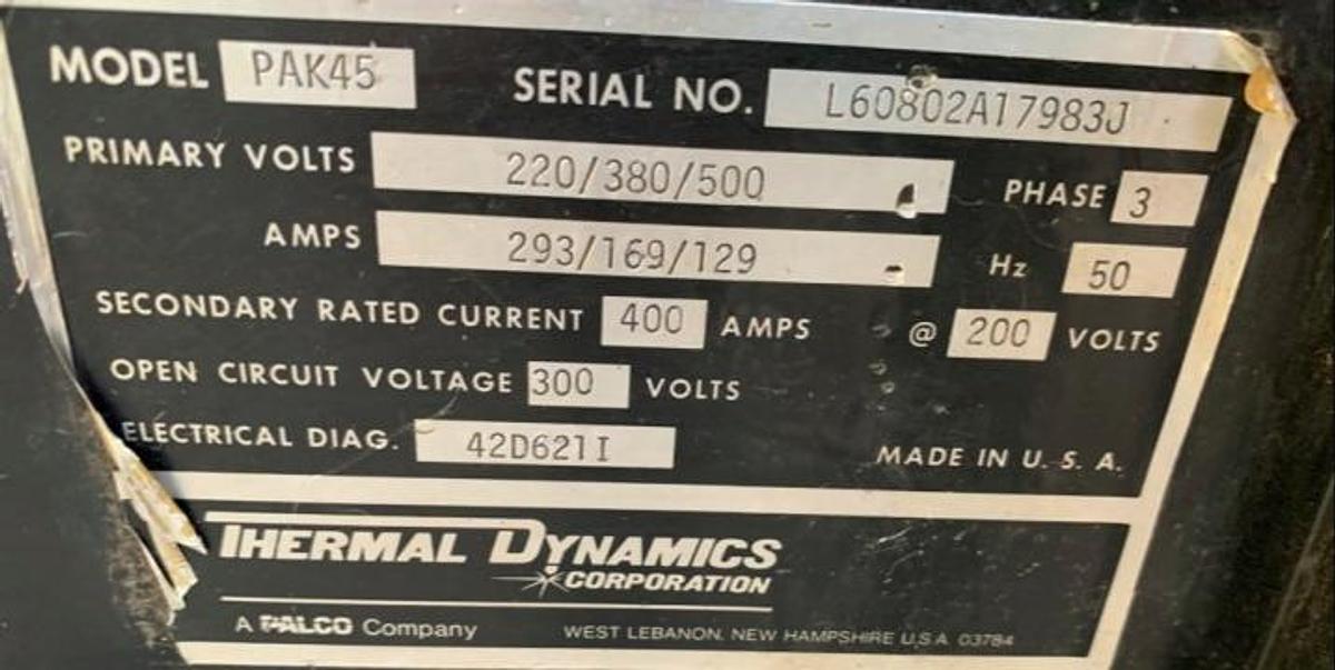 Gebraucht Plasma-Schneidanlage THERMAL ARC