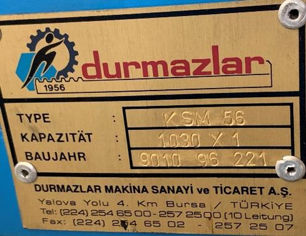 Gebraucht Dreiwalzen-Rundbiegemaschine DURMAZLAR