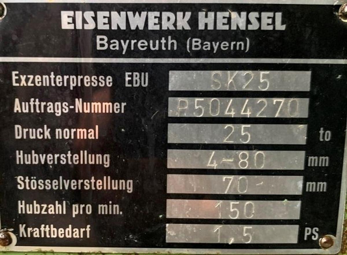 Gebraucht Einständer-Exzenterpresse EBU