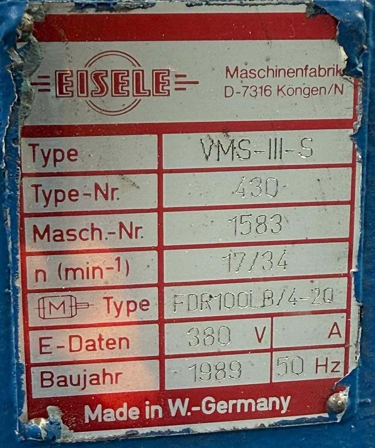 Gebraucht Metallkreissäge EISELE