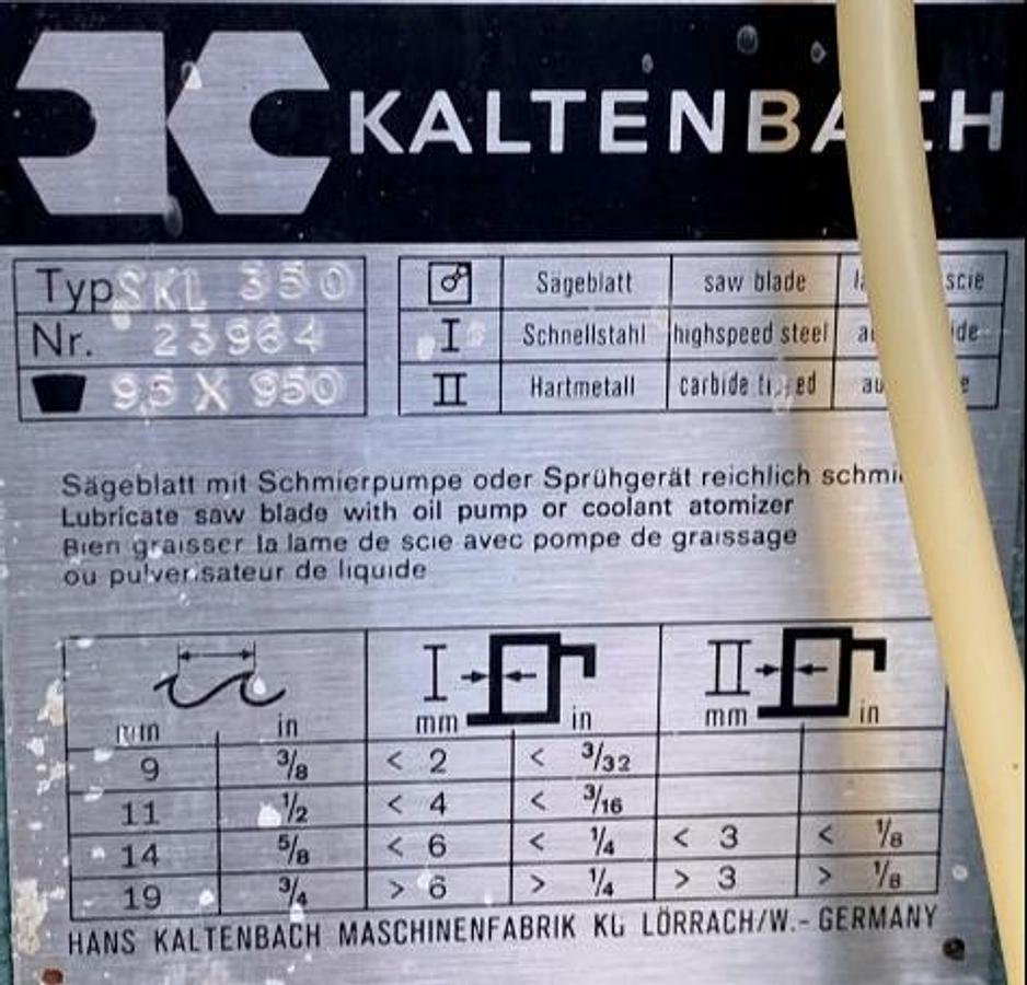 Gebraucht Alu-Kreissäge KALTENBACH
