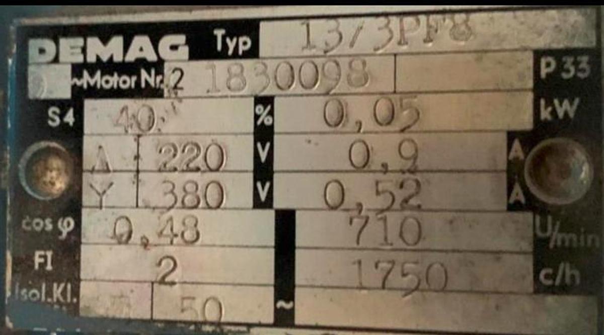 Gebraucht Elektro-Kettenzug DEMAG