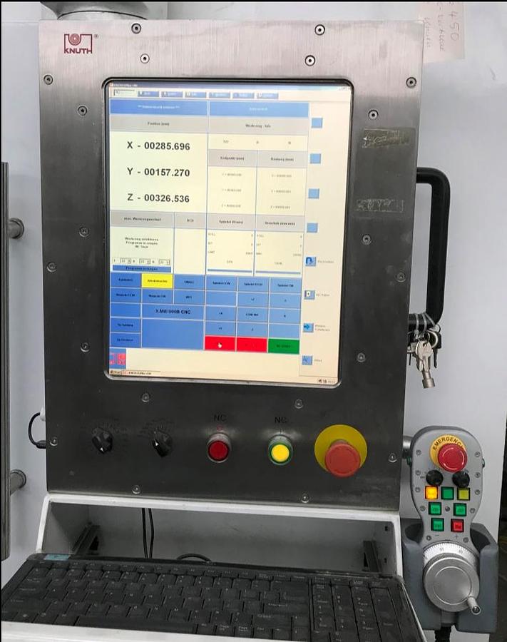 Gebraucht Vertikal-Bearbeitungszentrum KNUTH X.mill 900 B - CNC-Bearbeitungszentren - vertikal