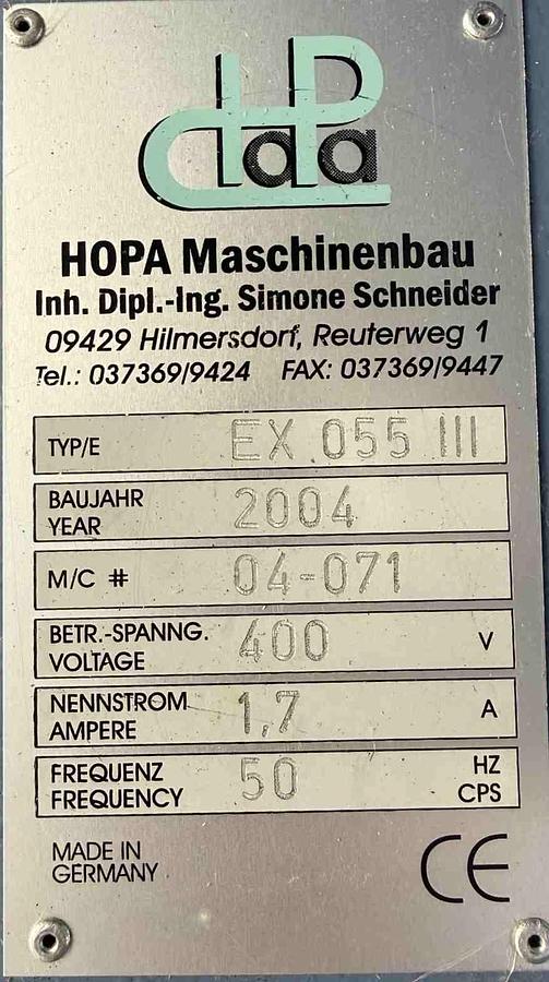 Gebraucht Scheibenschleifmaschine HoPa