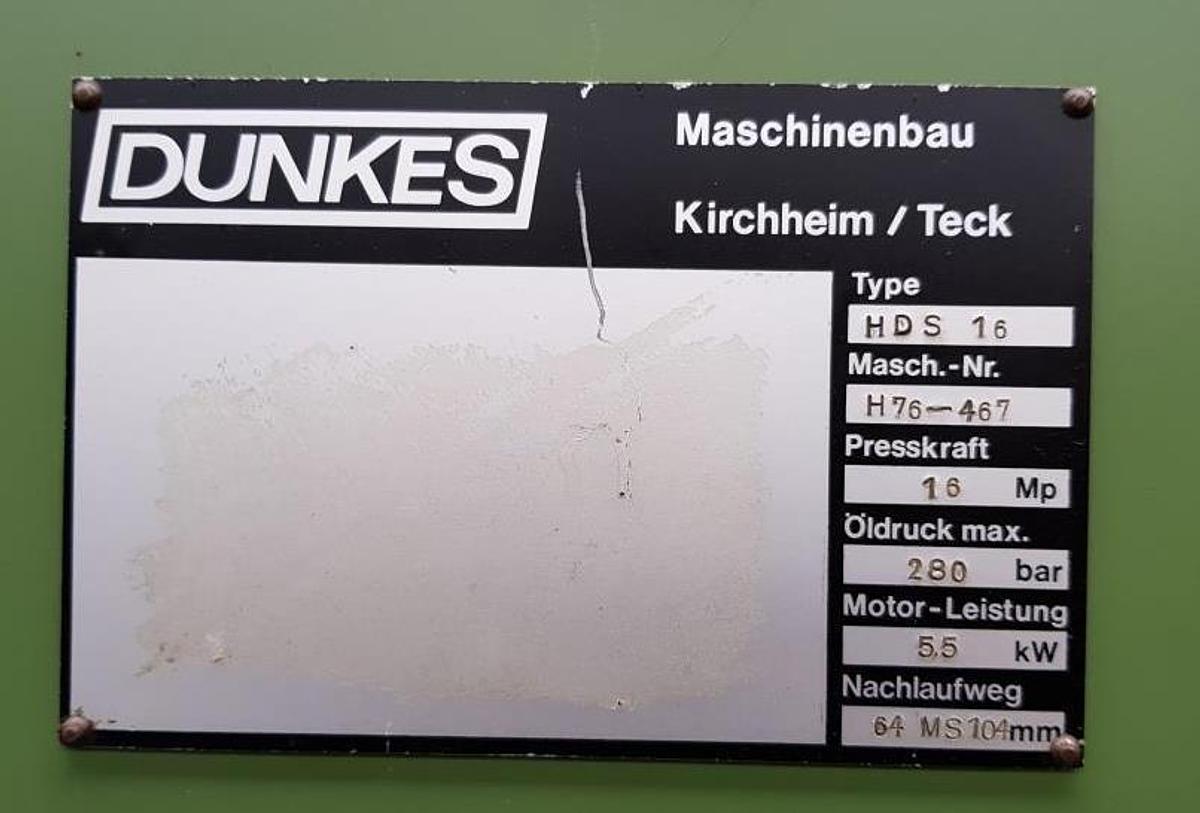 Gebraucht Hydr. Schnelläuferpresse DUNKES