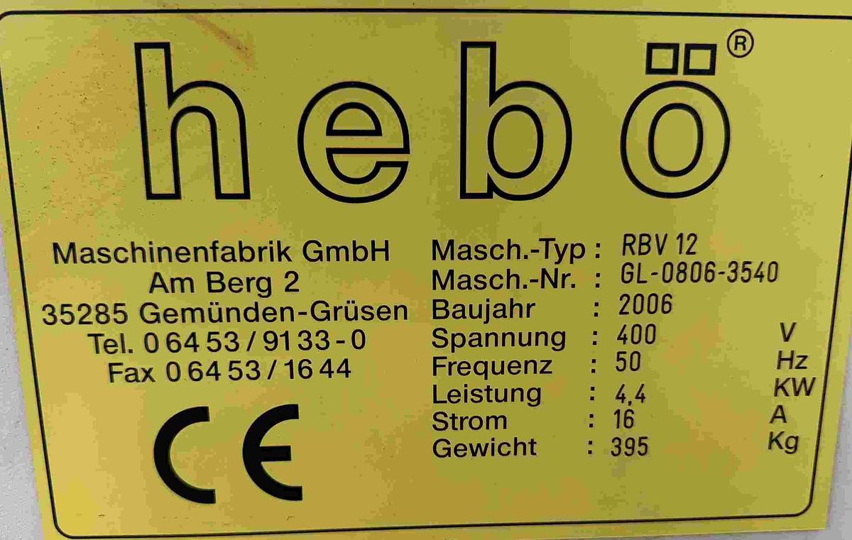 Gebraucht Rohrbohrmaschine HEBÖ
