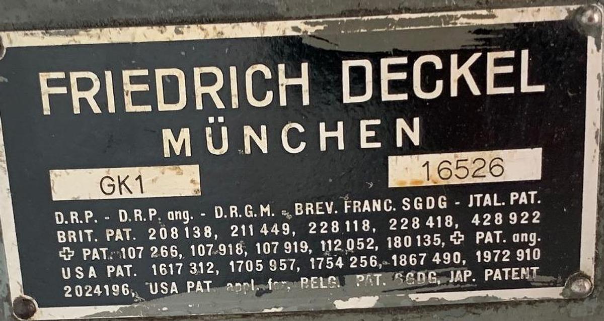 Gebraucht Gravierfräsmaschine   DECKEL