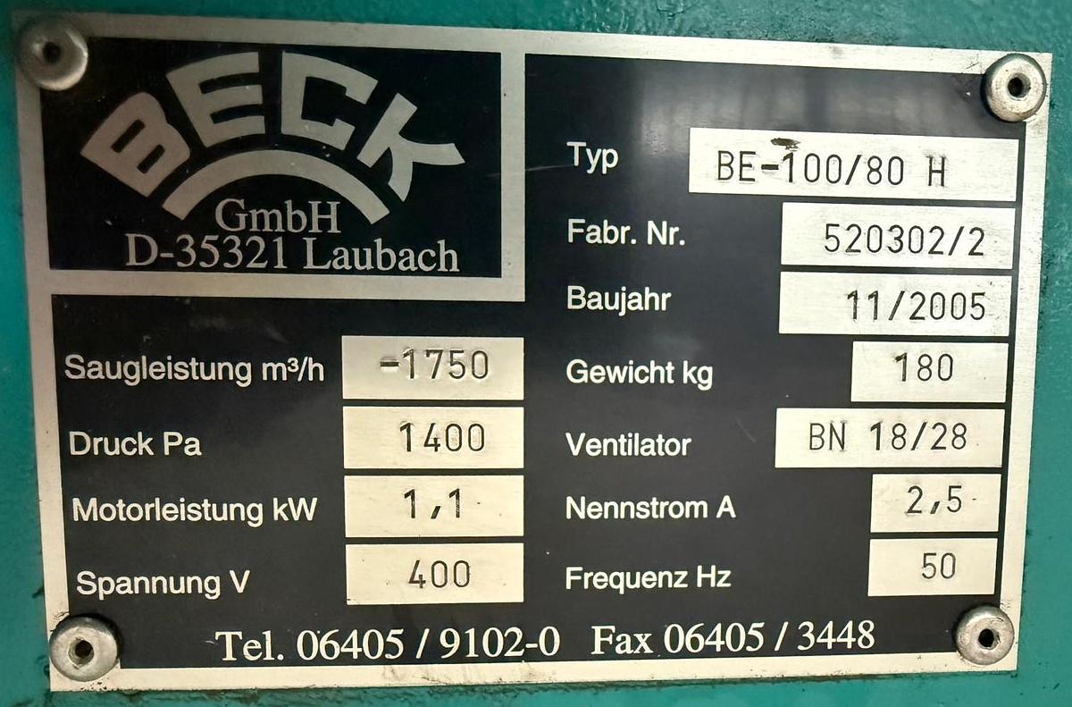 Gebraucht Absaugtisch BECK