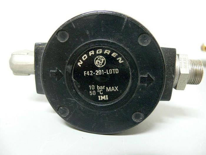 Used Lot of 2 - Norgren F42-201-LOTD 10 Bar 50C Line Filter
