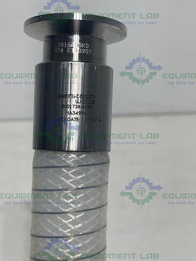 Used Sani-Tech  STHT-R-WR-1000 17" Silicone Hose w/ 1" Sanitary Fitting