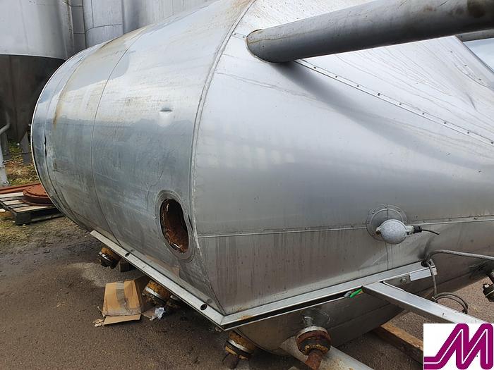 Used Shobwood Engineering 5,000 Litre Jacketed & Agitated Yeast Collection Vessel