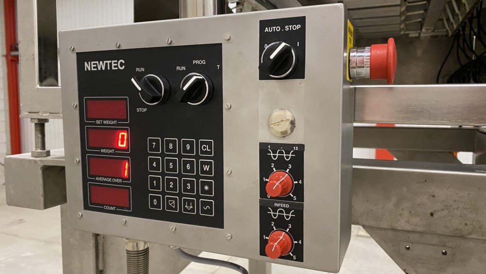 Used Newtec 9 head lineair weigher