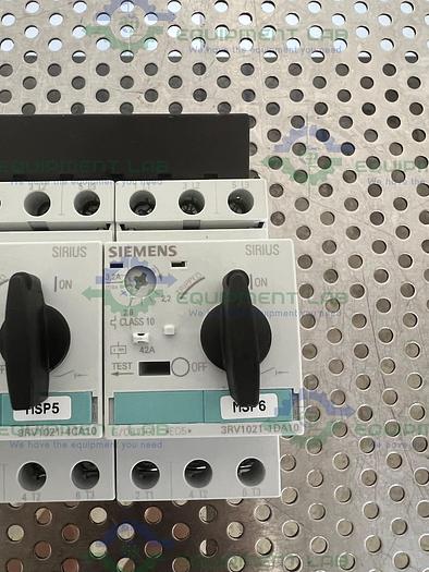 Used Lot of 6 - Siemens 3RV1021-1JA10 Motor Starter Protection Circuit Breaker