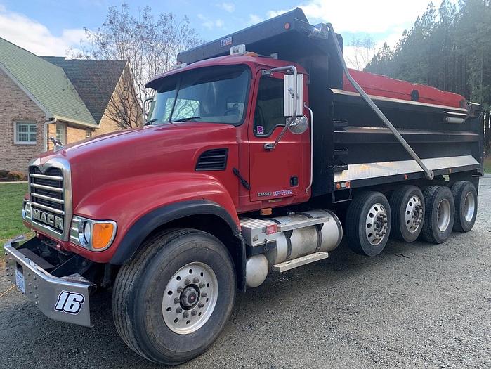 Used 2004 Mack Granite CV713 Quad Axle Dump Truck