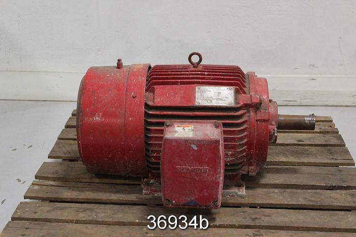 Used Siemens 30 HP AC Motor, 1765 RPM, RGZESO #36934
