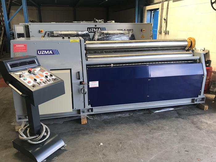 UZMA  4 roll Hydraulic bending rollers 3mm - 22mm  1050mm - 4000mm