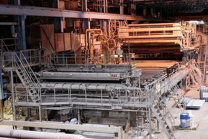 Used 220" (5.59M) METSO / BELOIT FOURDRINIER PAPER MACHINE