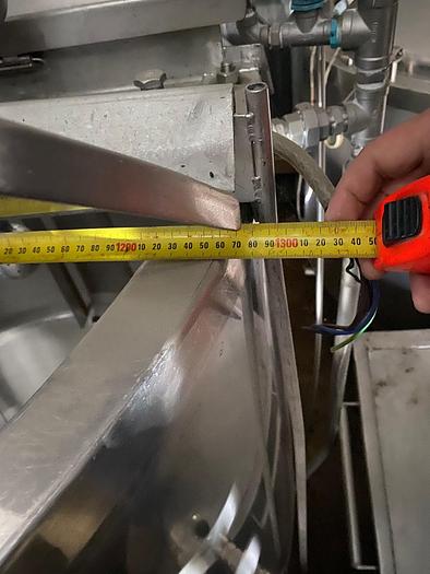 Used JACKETED MIXING TANK 1,200L  - coned bottom