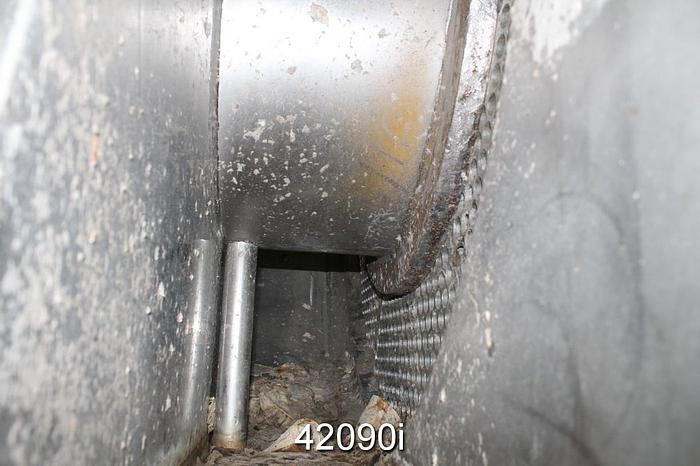 Used Tampella SD50/1G Side Mount Pulping Element, 8-Vane 50" Rotor #42090