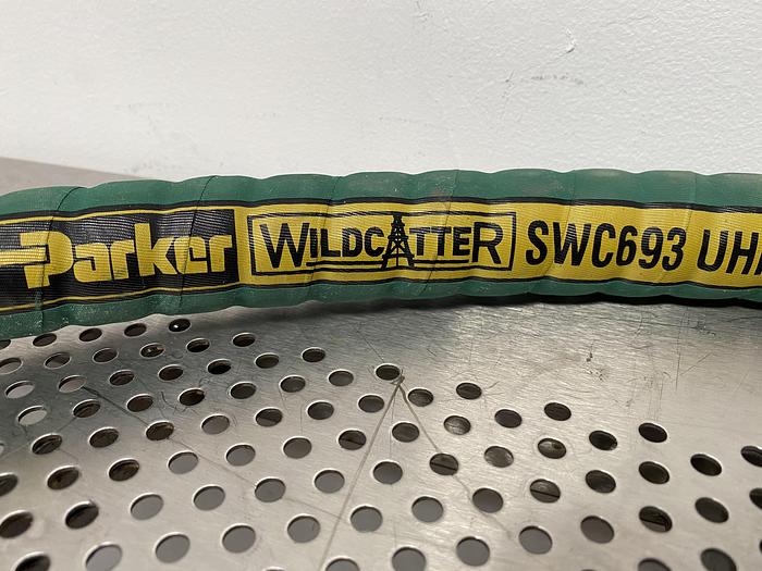 Used Parker 72" x 1 1/2" Wildcatter SWC693 UHMWPE Chemical Suction Hose 250 PSI
