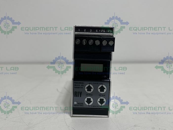 Moore Industries RIY/R0-0-22C/4-20MA/12-42DC Programmable Isolated Transmitter